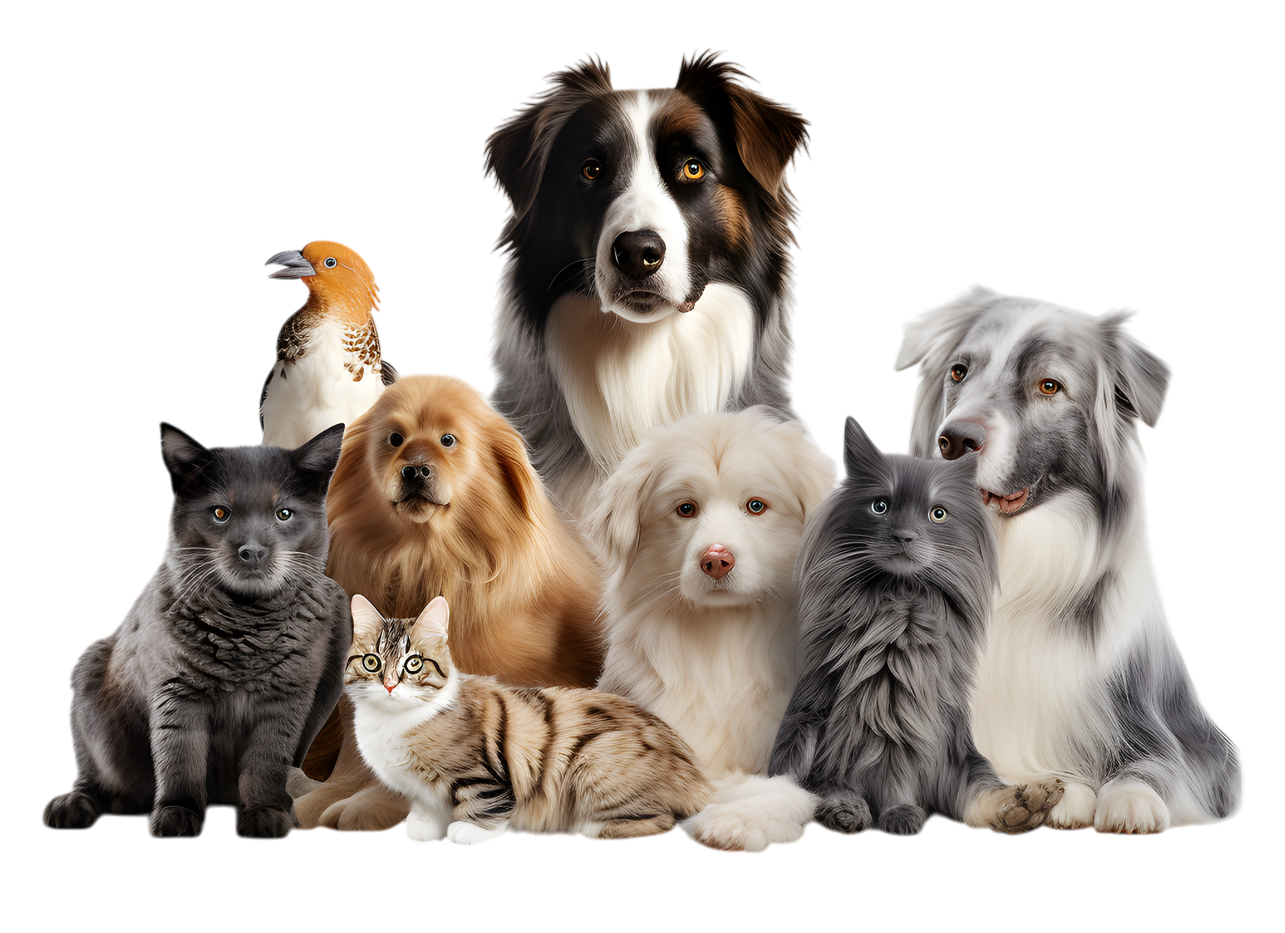 —Pngtree—diverse group of adorable pets_20011460